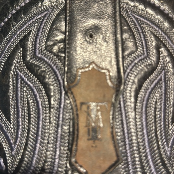 Tanner Mark Ostrich Leather Cowboy Boots - Men’s Size 8.5 - Picture 7 of 7